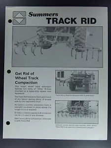 Summer Track Rid J.D. Drill Hitches Dealers Brochure Tractor Farming - Picture 1 of 2