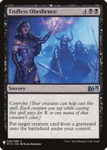 Endless Obedience - 094/269 - Uncommon - The List Magic 2015 MTG - Foto 1 di 1
