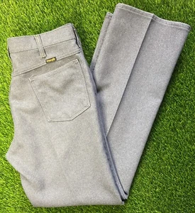 Pantalones de poliéster Wrangler de colección para hombre 34x31 hechos en EE. UU. tela azul - Imagen 1 de 15