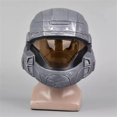 Halo Spartan Master Chief Cosplay PVC Helmet Collection Halloween Prop Model  - Image 1 of 4