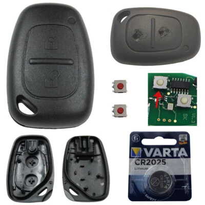 KONIKON Autoschlüssel Gehäuse SET passend für Renault Trafic Master Opel Movano Vivaro