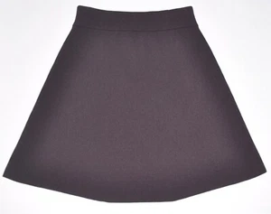 ALC Womens Elastic Waistband Rib Knit A Line Skirt Wine Plum Medium M MSRP $249 - Picture 1 of 5