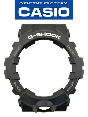 CASIO G-SHOCK Watch Band Bezel Shell GBD-800-1 Black Rubber Cover - Image 1 of 4