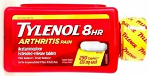 Tylenol 8 HR Arthritis Pain Extended Release Caplets, 650mg (290 ct.) NEW!...