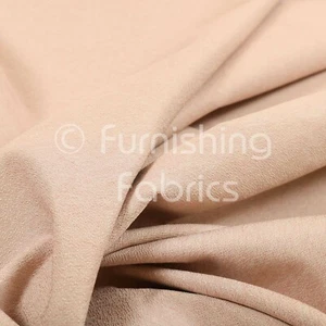 Soft Quality Textured Pastel Chenille Plain Pink Furnishing Upholstery Fabric - Picture 1 of 4