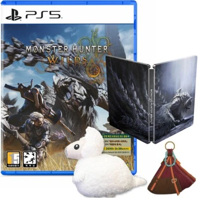 PS5 Monster Hunter Wilds e-Capcom Set Korean English Chinese Japanese - Image 1 of 4