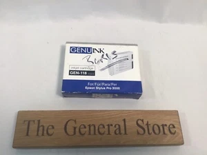 Genuink GEN-118 Black Ink Cartridge- For Epson Stylus Pro 3000- New Sealed - Picture 1 of 7