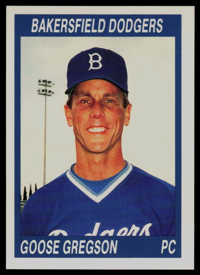 1990 Cal League Goose Gregson Bakersfield Dodgers - Image 1 of 2
