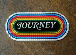 Vintage Journey Rock & Roll Prism Decal Rainbow Sticker - Picture 1 of 1