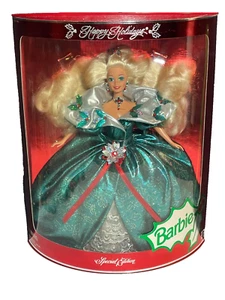 1995 Happy Holidays Barbie Doll Special Edition NIB - Picture 1 of 4