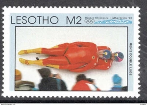 Lesotho 1992 single stamp from the Winter Olympic Games - Albertville, France - Picture 1 of 1