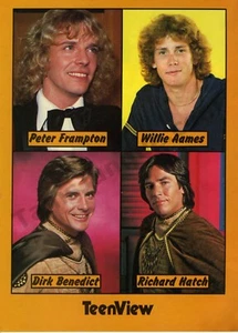 1978 Frampton Aames Benedict Hatch Heartthrobs alte FOTOSEITE Fan Geschenk (3541) - Bild 1 von 1