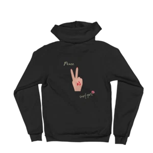 Surf Girl Peace Sweater/Hoodie - Picture 1 of 15