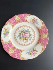 Royal Albert Bone China Dinner Plate 2003 LADY CARLYLE SET OF 2 - Picture 1 of 4