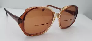 Vintage Rodenstock Candela Brown Oval Sunglasses FRAMES ONLY - Picture 1 of 6