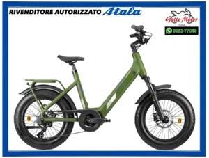 BICI BICICLETTA ELETTRICA DA PASSEGGIO EBIKE ATALA CALIFFONE 20”X4” FAT BIKE 630 - Foto 1 di 3