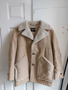 Casualcraft Of New York 42R Men's Beige Car Coat - Picture 1 of 9