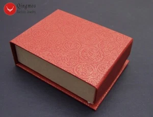 One Rectangle 8.5*6.5*2.8CM Multi Purpose Red Jewelry Display Box Gift who103 - Picture 1 of 6