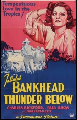 Thunder Below DVD - Tallulah Bankhead dir. Wallace Pre-Code Drama Film 1932 - Image 1 of 4