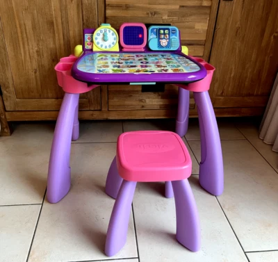 VTECH 3 in 1 Magischer Schreibtisch pink - ENGLISCH - Bild 1 von 4