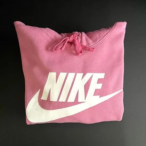 Nike Pink Hoodie Bubblegum. Large. Swoosh & Script. VERY Cool! NICE! vtg - Picture 1 of 4