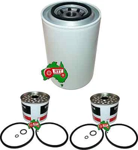 Fuel Oil Filter Kit Fit For Fiat Tractor 70-90 80-90 450 500 540 550 580 etc - Picture 1 of 1