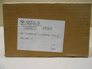 1 NIB GOULD POWER DISTRIBUTION BLOCK 2P 2 POLE 600V CU9AL 90C - Picture 1 of 2