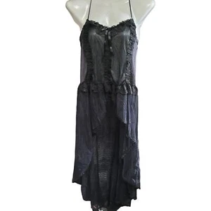 Stroke of Midnight Size M Made in the USA Black Sheer Lingerie - Picture 1 of 6