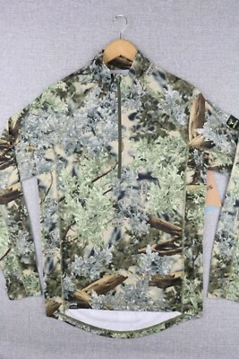 Kings Camo Men's XKG Elevation 1/4 Zip Tee Hunting Odor Control Quick Dry M L XL - Image 1 of 4