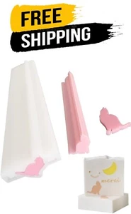 Little Cat Tube Column Silicone Soap Candle Mold Embed Soap Making Supplies S... - Picture 1 of 6