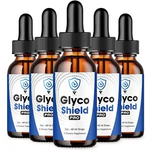 (5 Pack) Glyco Shield Pro Liquid Drops, GlycoShield Pro Advanced Support (10oz) - Picture 1 of 9