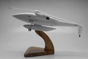 A-160 Hummingbird Boeing UAV Helicopter Mahogany Kiln Wood Model Small New - Picture 1 of 1