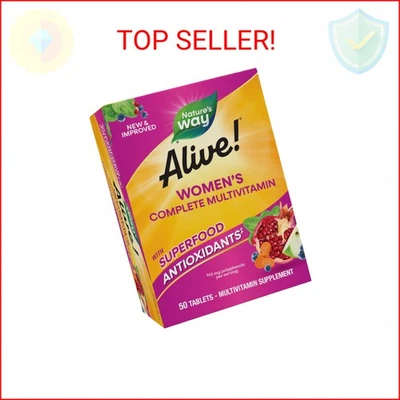 Nature's Way Alive! Multivitamínico completo diario para mujer, apoya Energy Metab Foto 1 de 2