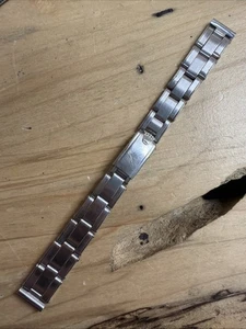 Vintage Rolex St.Steel Rivet Expandable Watch Band No End Links Nice Cond. C951 - Bild 1 von 14