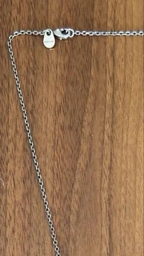 Collana teschio Alexander McQueen 54 55 cm catena nuova elegante gioielli