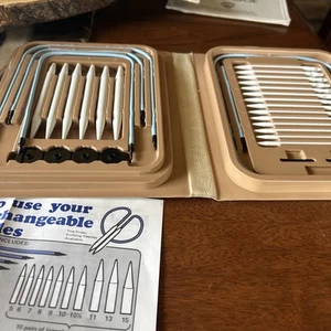 Denise Interchangeable Knitting Needles Vintage 1977 PG Roberts Co - Picture 1 of 12