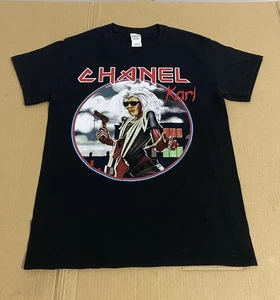 S Chanel Karl Lagerfeld World Tour Iron Maiden T-Shirt - Bild 1 von 5