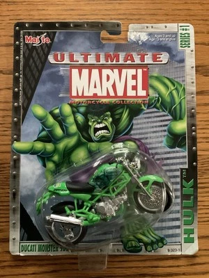 Ultimate Marvel Motorcycle Collection *Hulk Ducati Monster 900 New in Box - Image 1 of 2