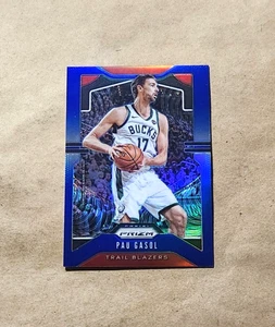 PAU GASOL ~~~ (#'d  sp  /199)   BLUE PRIZM PARALLEL ~~~ 2019 panini card #233 - Picture 1 of 3