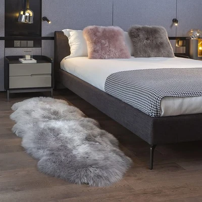 Genuine Sheepskin Rug, New Zealand Luxury Sheepskin Carpet, Natural Real Shee... - Image 1 of 4