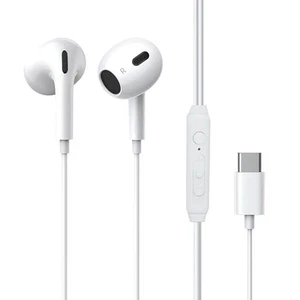 USB-C Type C Wired Headphones Earbuds for iPhone 16 15 Pro Max Plus - Zdjęcie 1 z 4