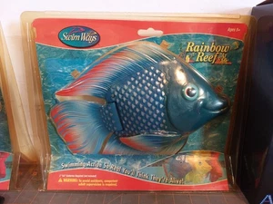 New Swim Ways Rainbow Reef Blue Red Swimming Pool Fish 2004 Water Toy 17015 - Picture 1 of 2