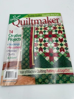 Quiltmaker Magazine Quilting November/December 2014 14 Designs w/Uncut Patterns - Image 1 of 4
