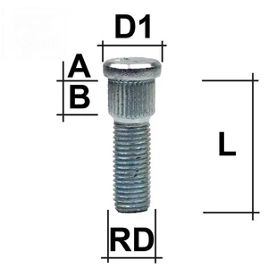 Rändelbolzen M12 x 1,25 x 67mm RD14,3 - Picture 1 of 1