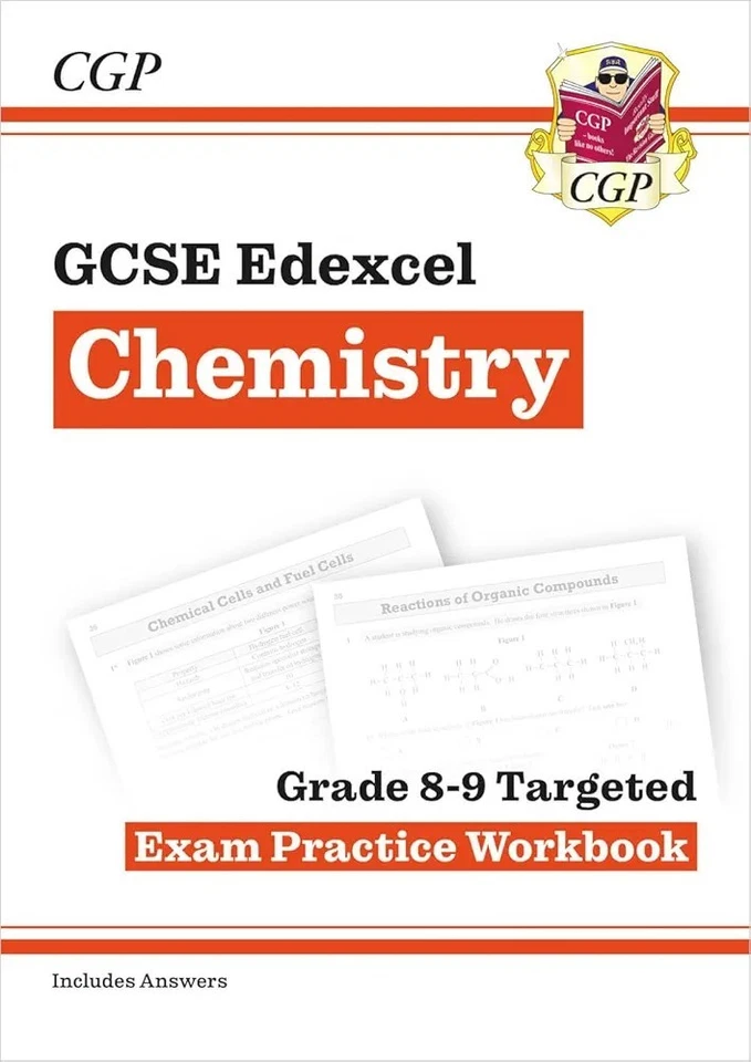 GCSE Chemistry Edexcel Grade 8-9 Targeted Exam Practice Workbook Answer CGP KS4 - Image 1 of 1
