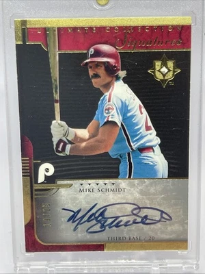 2005 Upper Deck Ultimate Signatures Auto Mike Schmidt 19/25 - Image 1 of 4