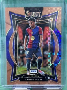 2024-25 Panini Select FIFA Lamine Yamal Terrace Bronze Checker /75 Barcelona - Picture 1 of 2