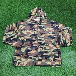 Camo Zip Hoodie Large 24x28 Woodland - Picture 1 of 12