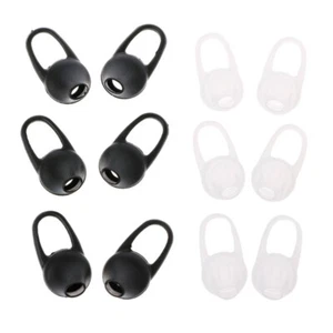 6 Pieces/set Soft In-Ear Silicone Ear Buds Earphone Covers Ear Tips Replacement - Zdjęcie 1 z 10