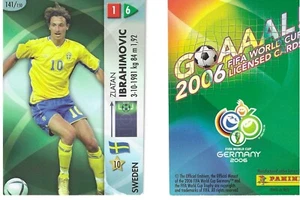 GOAAAL! 2006 Panini FIFA World Cup Card # 141 Zlatan Ibrahimovic - Picture 1 of 1